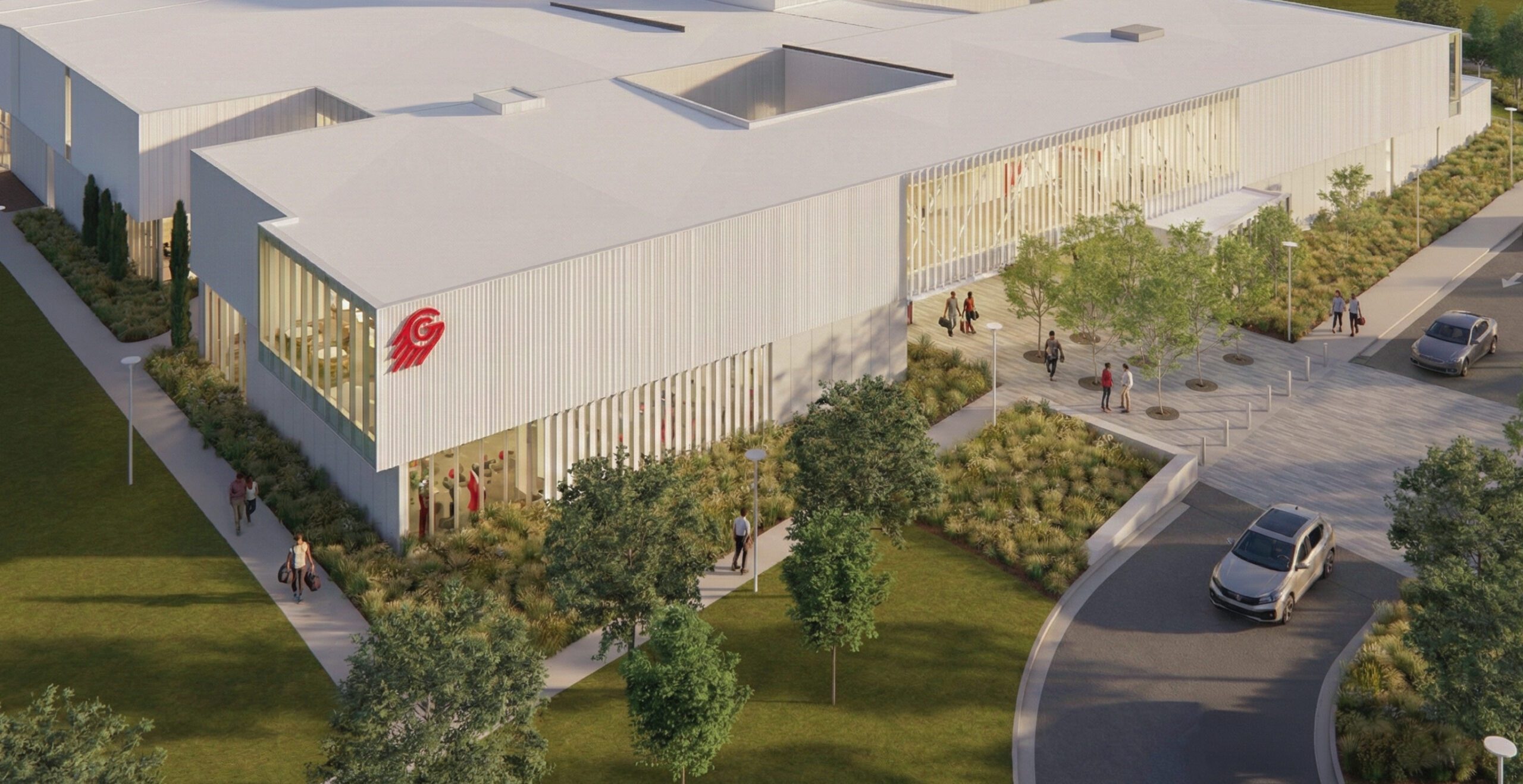 Gadsden Athletic Center plaza and company offfice